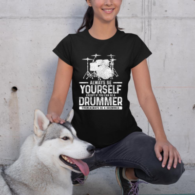 Drummer Drum Kit Saying Funny Drummer Gift T-Shirt